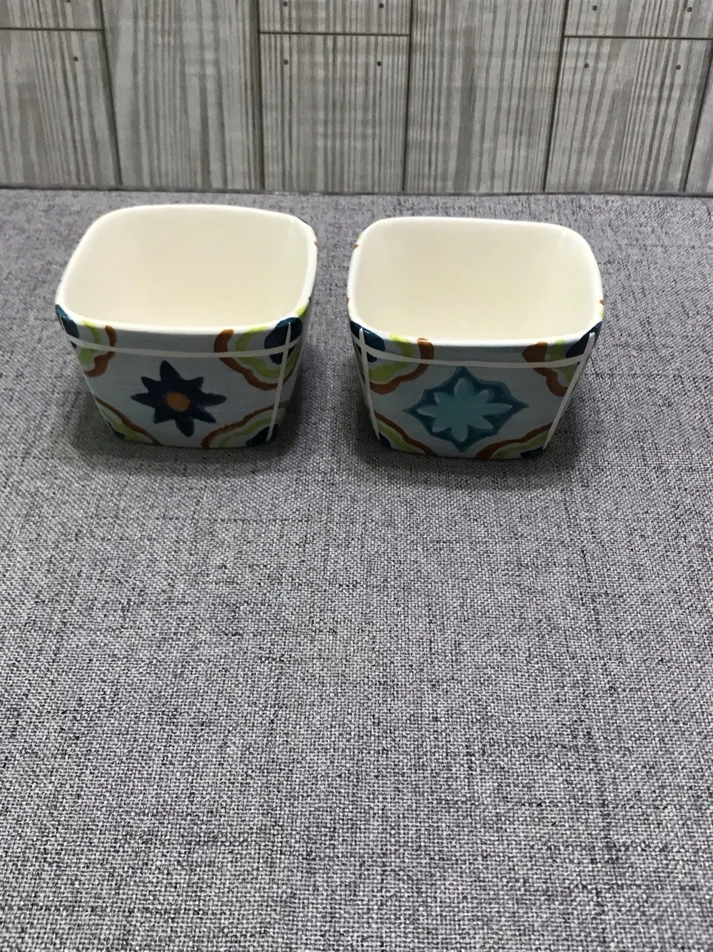 Set of 2 Crate and Barrel Ramikins